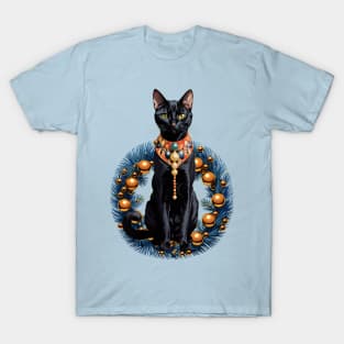 Xmas Bombay Cat T-Shirt